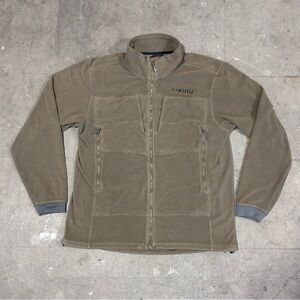 Kuiu Wind Pro Fleece Full Zip Hunting Olive Green Mens XL Polartec Lightweight